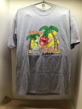 M &amp; M Candy T Shirt Men’s Size Small Las Vegas Nevada Gray Graphic Embro... - £19.43 GBP