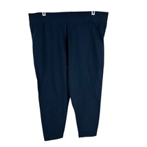 Charter Club Womens Navy Blue Leggings Size 18/20W Cotton &amp; Spandex - £14.30 GBP