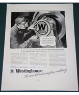 WESTINGHOUSE ELECTRIC FORTUNE MAGAZINE AD CLIPPING VINTAGE 1937 - $465.81 MXN