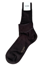 Pal Zileri Long Cashmere Silk Brown Socks Via Cavour - $44.52