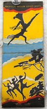 Vintage Matchbook Cover Girlie Pinup Dancers n Silhouette Lion Match Co New York - £3.98 GBP