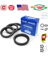Durable ABS Plastic Hub Centric Rings 73.1 - 66.6mm, Eliminate Vibration... - $315.07 MXN