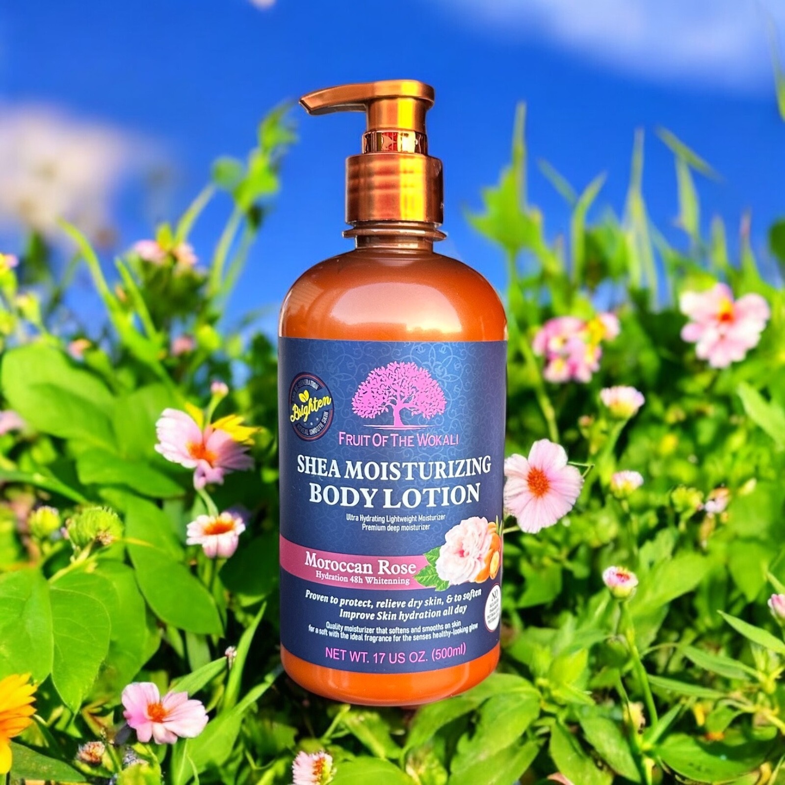 Fruit of the Wokali Moroccan Rose Shea Moisturizing Body Lotion, 17 oz - $24.95