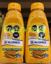 2X McCORMICK ADEREZO DE MAYONESA SABOR BBQ MAYONNAISE - 2 FRASCOS de 345g  c/u