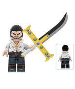 One Piece Dracule Mihawk Minifigure Oka Shichibukai Dracule Mihawk Mini Blocks - $16.23 CAD