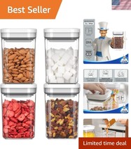 4 Pack Airtight Food Storage Containers - BPA Free, One Handed Open, Med... - $51.00