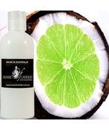 Tahitian Coconut Lime Scented Body Wash/Shower Gel/Bubble Bath/Liquid Soap - £10.41 GBP+