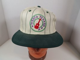 Vintage Fiesta Texas San Antonio NOS Hat Cap Green White Guitar Snapback... - $33.62