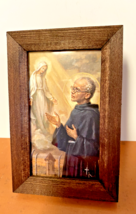 Saint Maximilian Kolbe,Small Framed Picture , New from Japan - $9.90