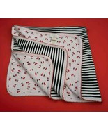 Kate Spade Start Something New Ma Cherie Reversible Cherries Stripes Bla... - $940.83 MXN