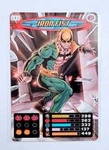 2008 Spiderman Heroes and Villains Iron Fist #185 Marvel Booster Trading Card UP - £2.35 GBP