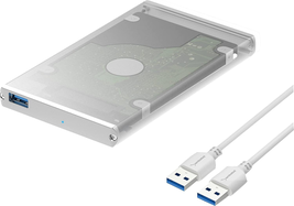 SABRENT Ultra Slim USB 3.0 to 2.5 Inch SATA External Aluminum Hard Drive Enclosu - £14.45 GBP