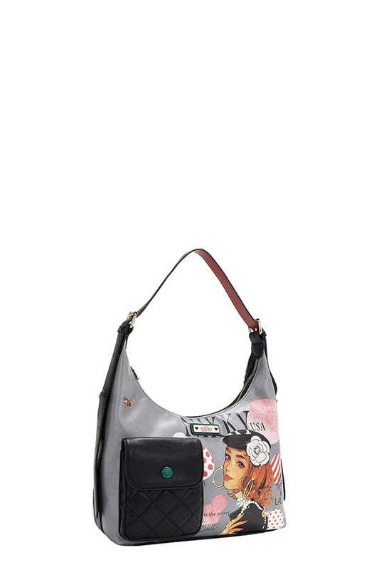 Nicole Lee USA Adjustable Strap Shoulder Bag Item image 4