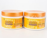 Cantu Grapeseed Strengthening Treatment Masque 12 Oz Each Lot Of 2 - £17.45 GBP