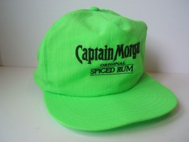 Captain Morgan Original Spiced Rum Hat Vintage Green Snapback Baseball Cap - £18.42 GBP