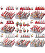 176pcs Medieval Castle Red Cross Knights Mini Brick Figures Set Toys - $456.33 MXN+