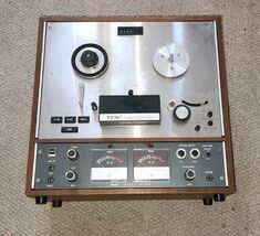 VTG TEAC AR-40S  Reel To Reel Tape Machine Musashino Tokyo Japan AS IS P... - $119.99