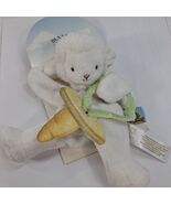 Bunnies By The Bay White Lamb sheep plush WEE KIDDO SILLY BUDDY PACIFIER... - $390.03 MXN