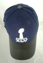  Super Bowl XLV NFL Team Apparel Strapback Hat Cap Blue - £7.92 GBP