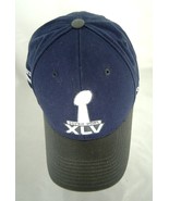  Super Bowl XLV NFL Team Apparel Strapback Hat Cap Blue - £7.81 GBP