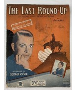 Vintage Sheet Music The Last Round Up Git Along Little Dogie Ziegfeld Fo... - $10.39 CAD
