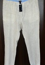 H&amp;M Beige Men&#39;s Linen  Pants Trousers Size US 40 R - £39.95 GBP