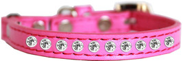 Bright Pink Clear Jewel Cat Safety Collar - Size 14 - £17.06 GBP