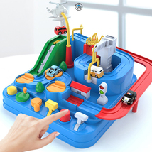 Racing Rail Car Model Educational Toys Children Track Adventure Game Brain  - £23.63 GBP