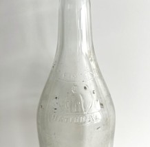 First National 1 PT 12 FL oz Vintage Glass Bottle Somerset Massachusetts  - £9.70 GBP