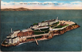 Vtg Postcard California San Francisco Alcatraz Island &quot; The Rock&quot; - £4.40 GBP