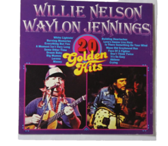 Willie Nelson &amp; Waylon Jennings - 20 Golden Hits - Rare Import Cd Outlaw Country - £10.90 GBP