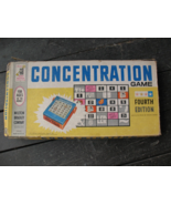 Vintage 1961 CONCENTRATION Board game Milton Bradley TV Game Show Inspir... - £12.63 GBP