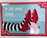 Fridge Fun Refrigerator Magnet Wizard Of Oz  If the Shoe Fits,,,,Red Bla... - $8.22