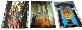 3 Koln Cathedral St Peter DOM Altars Postcard German Cologne Vintage Post Cards - £13.00 GBP