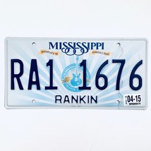 2015 United States Mississippi Rankin County Passenger License Plate RA1 1676 - £13.15 GBP