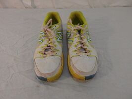 Adult Women&#39;s New Balance 786 Athletic Cross Country Shoes White &amp; Yello... - $12.66
