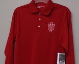 Nike Dri-Fit Indiana University IU  Mens Long Sleeve Polo XS-4X, LT-4XLT... - $49.49+