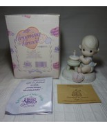 Precious Moments Growing in Grace Age 1 Blonde Girl with Cake 1994 - 136190 - £11.00 GBP