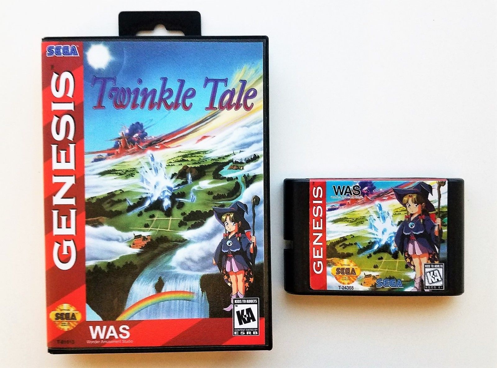 Twinkle Tale w/ Case - Sega Genesis English Translation Shooter SHMUP USA Seller