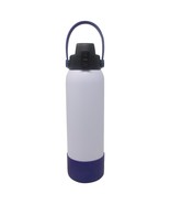 New Aquatix White 21 oz Insulated FlipTop Sport Bottle w/ Silicon Boot (... - $38.43 CAD