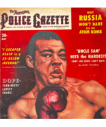 1951 Joe Louis Boxing Police Gazette COVER ONLY Litho Print Sport DWXX4 - €30,10 EUR