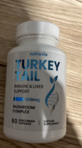 Turkey Tail Mushroom Natural Immune Support 60 Caps -2 per Serving EXP 4/25 NEW - $15.87