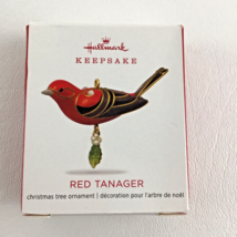 Hallmark Keepsake Christmas Ornament Beauty Of Birds Miniature Red Tanager 2018 - £31.20 GBP