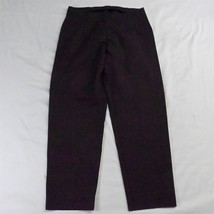 Eileen Fisher Fits Large Brown Ponte Slim Leg Womens Stretch Pull On Dress Pants - £19.53 GBP