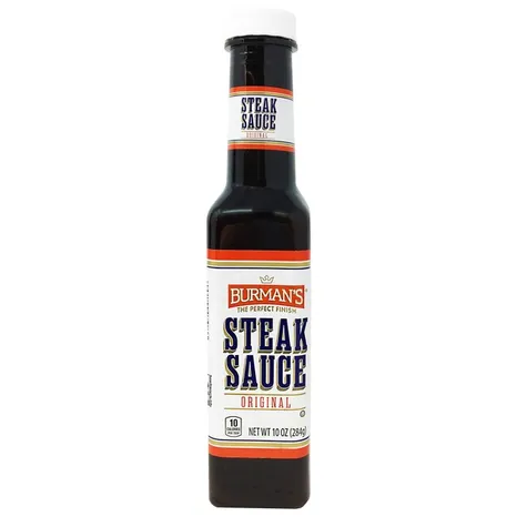 Burman&#39;s Steak Sauce, 10 oz, Case Of 4 Included - £9.53 GBP