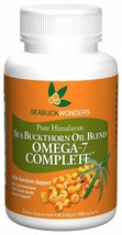 Sea Buckthorn Oil Blend, Omega-7 Complete, 60-Softgels (500mg Each) - £27.47 GBP