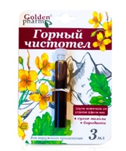 Mountain celandine remedy for warts, 3 ml Горный чистотел - $9.99