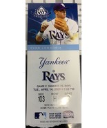 YANKEES VS RAYS APRIL 14, 2009 - $182.29 MXN