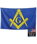 MASONIC Free Masons Symbol Freemasonry  3x5 foot Super-Poly FLAG BANNER*... - $16.99