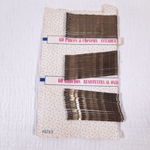 Vintage Goody Bobby Pins 2 Inch Rust Resistant #824/2 1994 pack bronze metal - £9.59 GBP